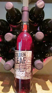 Golden Leaf Winery rosé wine