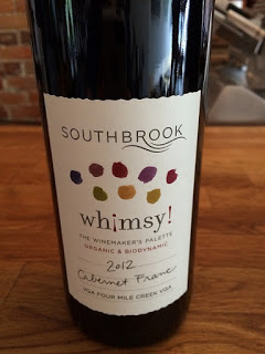 Southbrook 2012 Whimsy Cabernet Franc organic wine