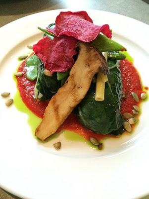 Vegetable stuffed chard at Concession Road in Toronto