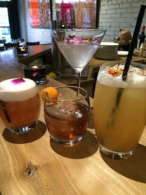 Cocktails at Pukka restaurant in Toronto