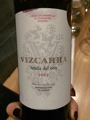 2012 Vizcarra Senda del oro from Ribera Del Duero