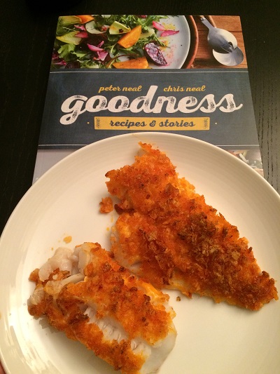 Crispy Cod from the Neal Brothers Goodness Cookbook