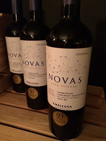 Emiliana Novas Carmenere Cabernet Sauvignon red blend wine