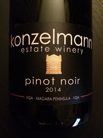 Konzelmann Estate Winery 2014 Pinot Noir
