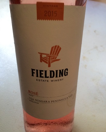 Fielding Estates 2015 Rose Wine is a great patio sipper from Niagara.