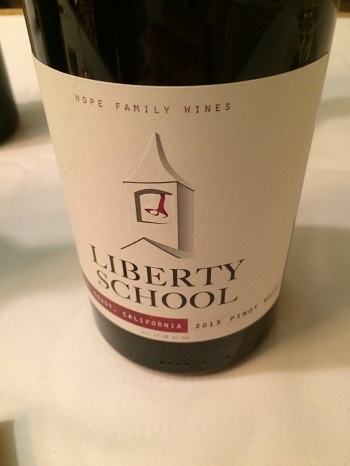 Liberty School 2013 Pinot Noir was a stand-out at the California Wine Fair in Toronto.