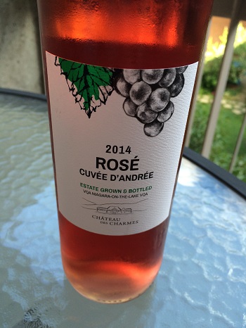 Chateau des Charmes Cuvée d'Andrée 2014 Rosé