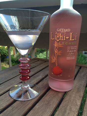 Giffard Lichi-Li Martini is a fun pink sipper