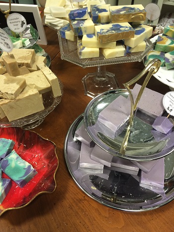 Serenity Lavender shop in Essex, Ontario has lovely lavender soap.