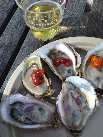 Oyster Boy Oysters at the Toronto Wine & Spirits Festival.