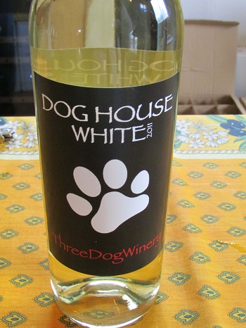 White from Three Dog Winery.