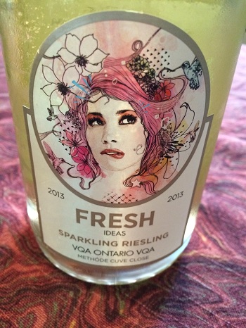 Fresh sparkling Riesling is a fun holiday sipper from Niagara