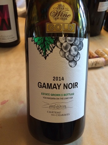 Chateau des Charmes 2014 Gamay Noir