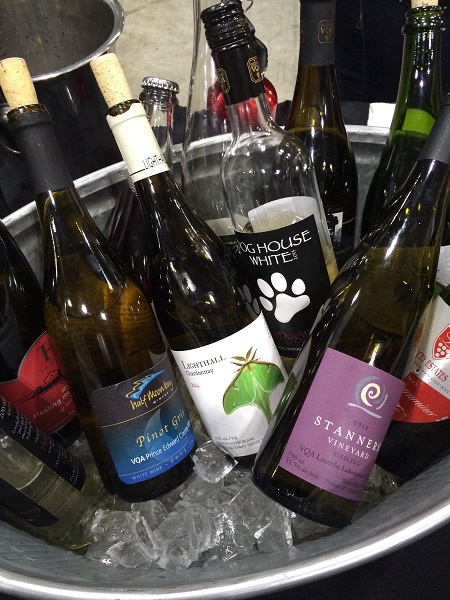 Wines from Prince Edward County, Ontario.