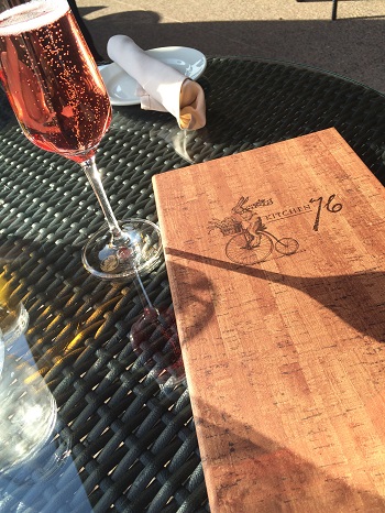 Lush Sparkling Wine at Kitchen 76 Restaurant in Niagara