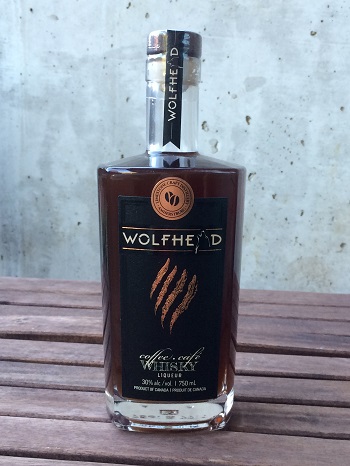 Wolfhead Distillery Coffee whisky is made with real cold brew espresso.
