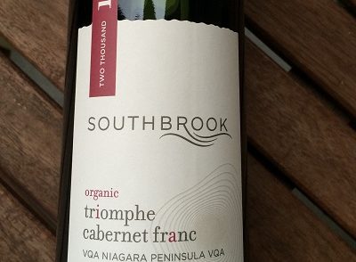 Southbrook Vineyards Triomphe Cabernet Franc is an organic wine from the Niagara region.