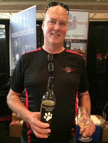 John Squair, winemaker at Three Dog Winery,