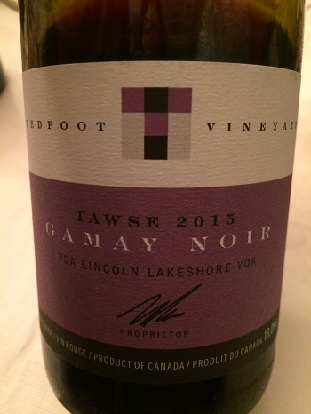 Tawse Vineyards 2015 Gamay Noir