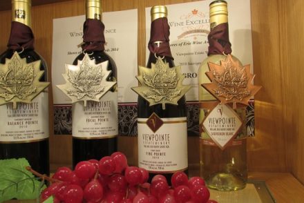 Viewpointe's award-winning wines